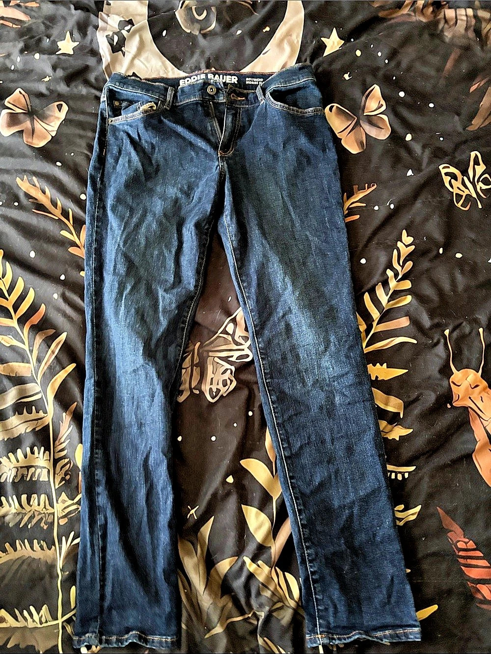 Eddie Bauer  boyfriend midrise Slim jeans